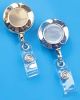 36" Badge Retractors, Gold Or Chrome Finish