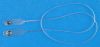37" Breakaway Neck Straps - Frosty Clear Vinyl