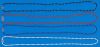 30" Plastic Large Size Bead Neck Chains - Plastic Connector