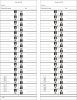 1000 #1790 Monthly Time Cards