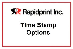 Rapidprint Option | Half Minute | Time Stamp